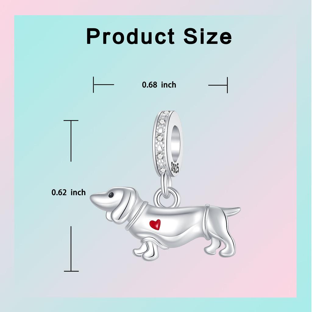 Copper Santa'S Reindeer Dragon Bee Sausage Dog Pendant Charm Fit Original Charm Bracelets Women Diy Jewelry Gift