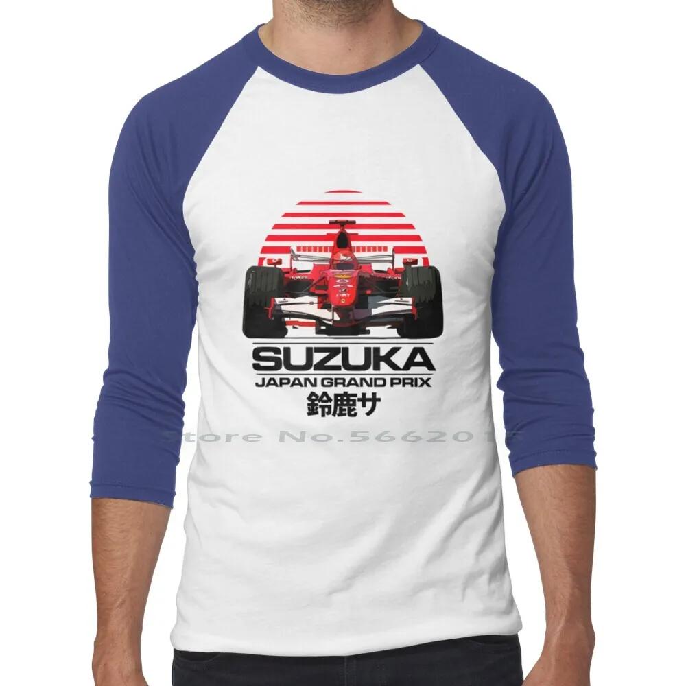 Michael Schumacher Suzuka Japonská Grand Prix Tričko 100% Bavlna Závodní Jezdec Michael Schumacher Schumacher F2002 Závodní