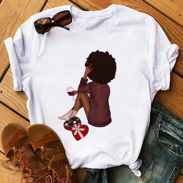 Hotselling Womens Shortsleeved Tshirt Fashionable Girls Printed Shortsleeved Ins Base Layer Round Neck Graphic T Shirts