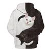 Women And Men's Casual Cats Printed Long Sleeve T-Shirt Top Pullover Sweatshirt