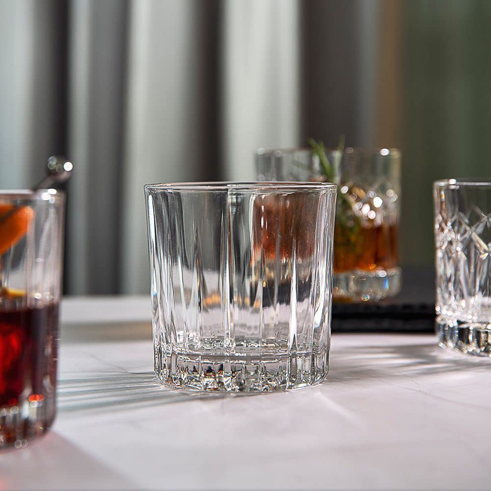 Ocean Glass TRAZE (PRESENT) Rocks Glasses, Brandy Glass Set of 6 (350ml)