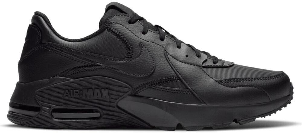 Кроссовки Nike Air Max Excee Leather черный/черный/светло-дымчатый серый