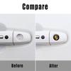 4PCS Car Door Lock Eye Stickers Protect Against Dirt Stickers For Porsche 911 Cayenne Carrera-GT 928 Panamera Boxster Macan 918