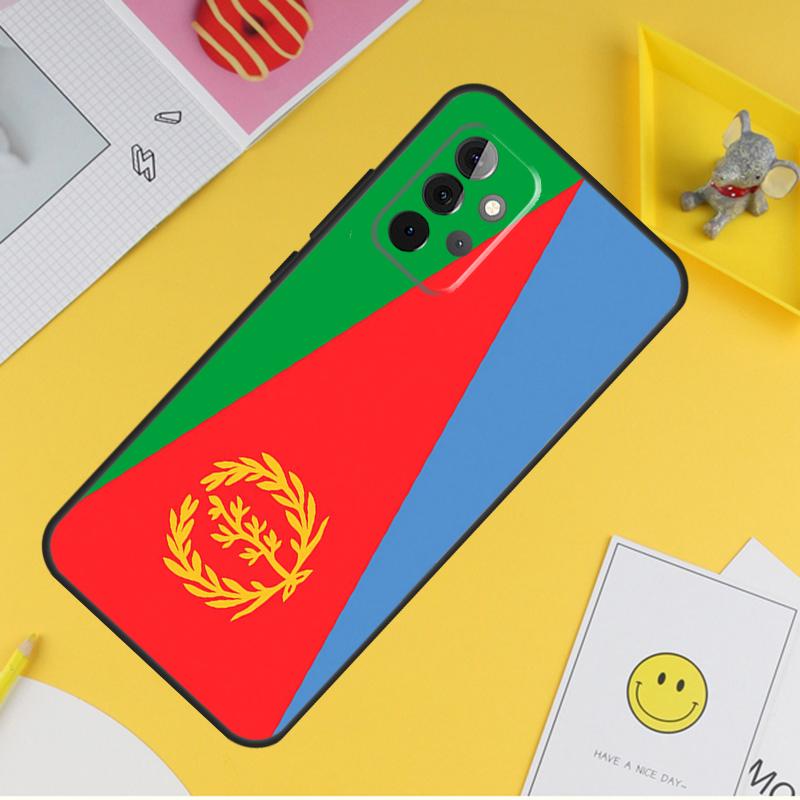 

Чехол с флагом Эритреи для Samsung Galaxy A55 A35 A25 A15 A51 A71 A12 A32 A52 A13 A33 A53 A14 A34 A54, чехол Samsung A23
