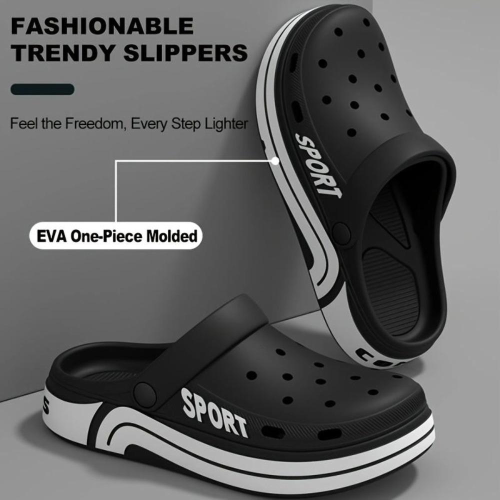 Men's Fashionable, Versatile, Trendy and Durable for Outdoor Slipper Breathable Beach Shoes
