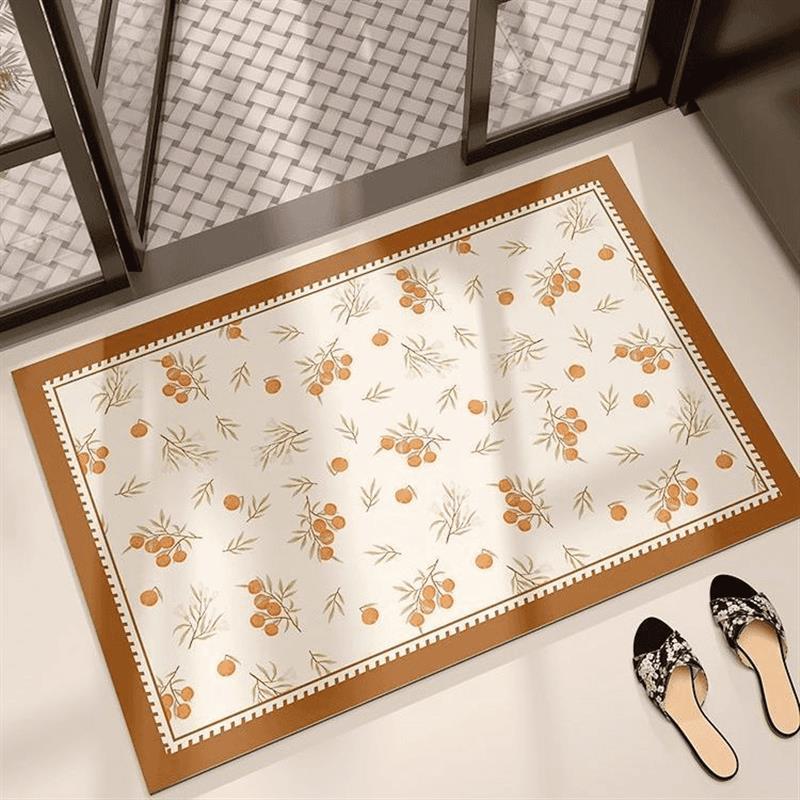 Fresh Style Diatom Mud Floor Mat – Quick Dry, Non-Slip, Water-Absorbing Bathroom Entrance Rug