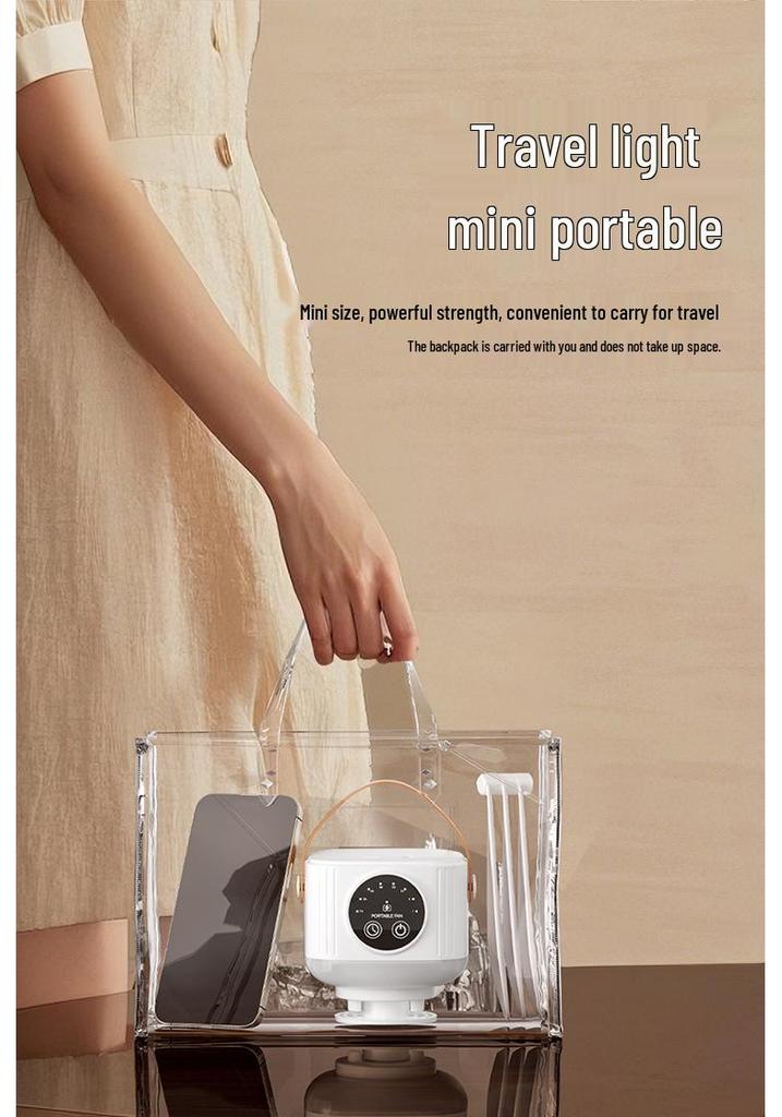 Portable Rechargeable USB Fan with Remote Control for Dorm, Bed, Outdoor, and Camping Use