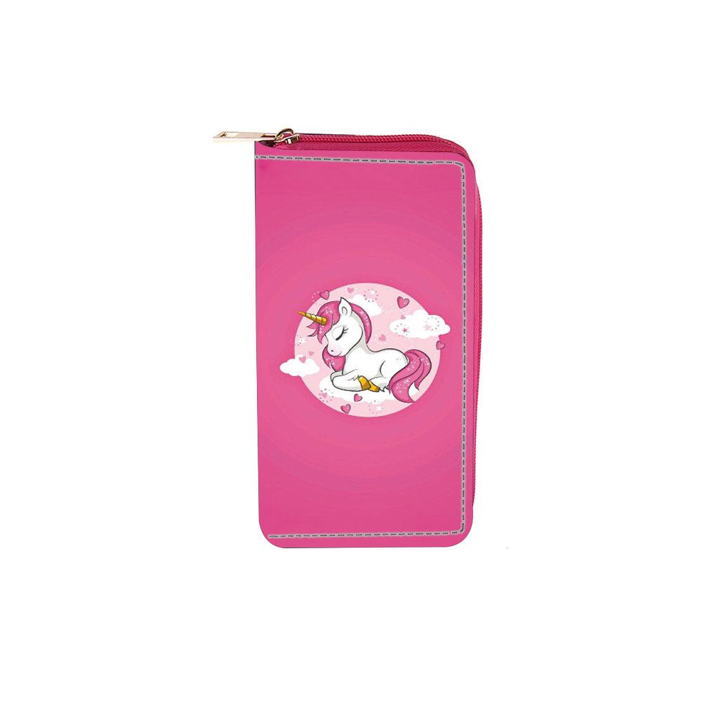 New unicorn series long zipper wallet, wallet