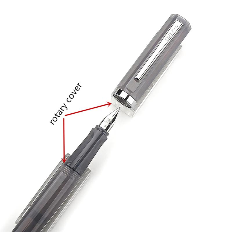 Jinhao 58D Fountain Pen, 6 Colors F/EF Nib Smooth Writing Calligraphy Pen, Premium School Office Stationery, PK MAJOHN HONGDIAN
