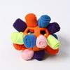 Interactive Pet Snuffle Ball Toy for Dogs and Cats Durable Rubber Puzzle Treat Dispenser Slow Feeder Mental Stimulation Chew Toy