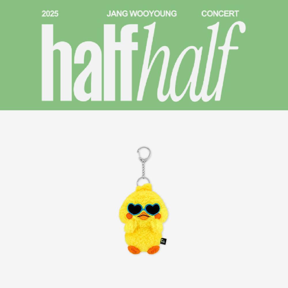 Pre-order 2025 JANG WOOYOUNG Concert Half Half Pi Young Flat Plush Key Ring Baby Ver.