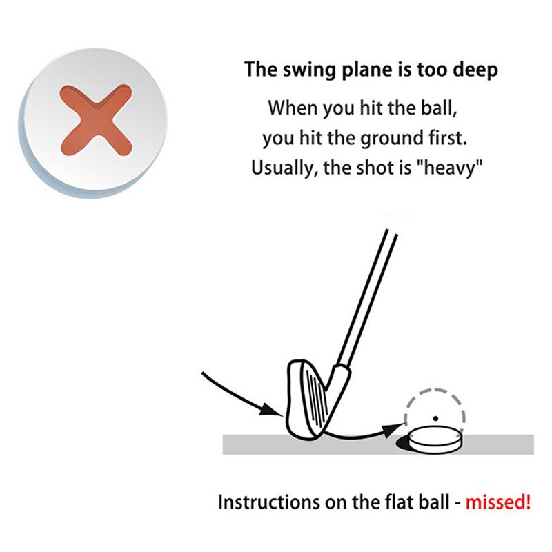 

Плоский мяч для гольфа, тренировочные мячи для гольфа, портативные плоские мячи для гольфа, тренировочные мячи
