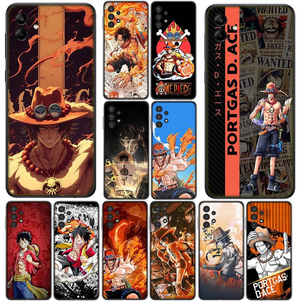 Portgas D Ace One Pieces Luffy Casing Phone Cover for Xiaomi Redmi Note 13 A3 A4 14 Pro Plus 9T 14C 13C 9C NFC + Pro+ 5G 4G Case