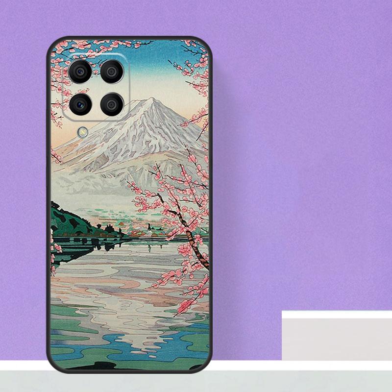 Японский стиль Укиё-э Чехол для Samsung Galaxy M14 M34 M54 M31 M11 M13 M53 M51 M12 M32 M52 M16 M36 M56 M15 M35 M55 Samsung M31