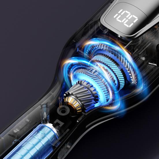 Automatic Hair Split Ends Trimmer Ionic Frizz Reduction And Smoothing Split End Remover Device Rechargeable Hair Trimmer with LED Display & Safe Lock