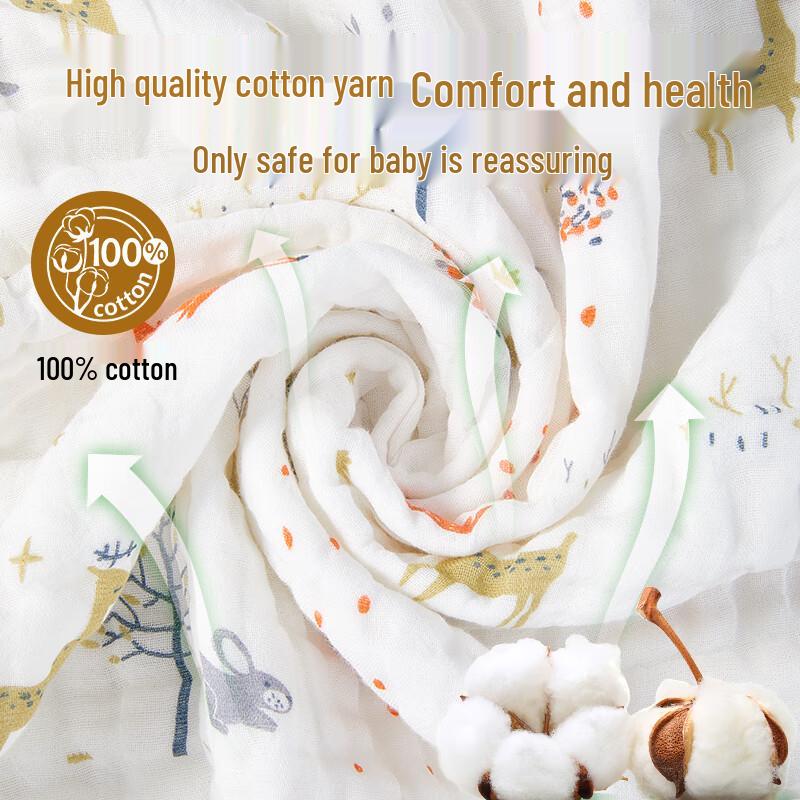Baby 6-Layer Cotton Gauze Bath Towel