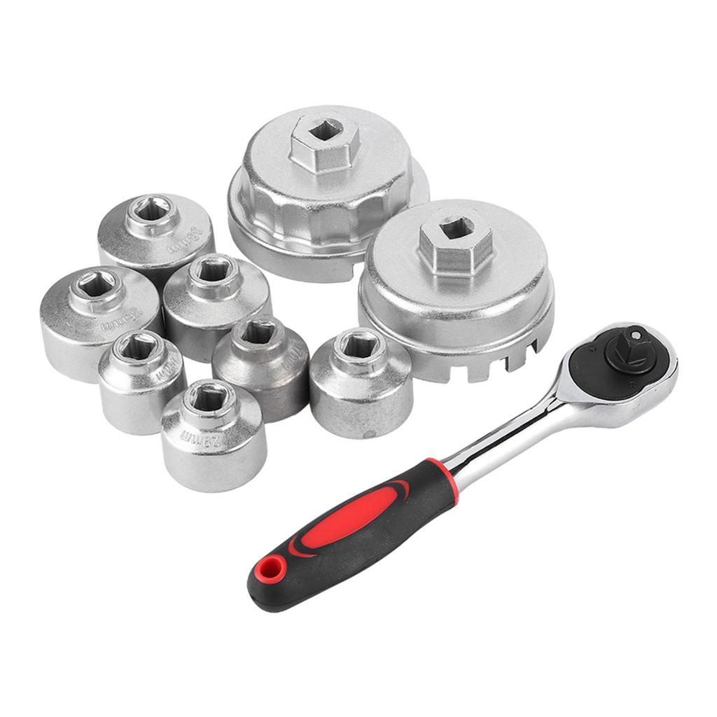 10PcsSet Universal Oil Filter Wrench Cap Socket Remover