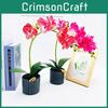 Simulated Phalaenopsis Potted Artificial Flower Desktop Decoration Ornament