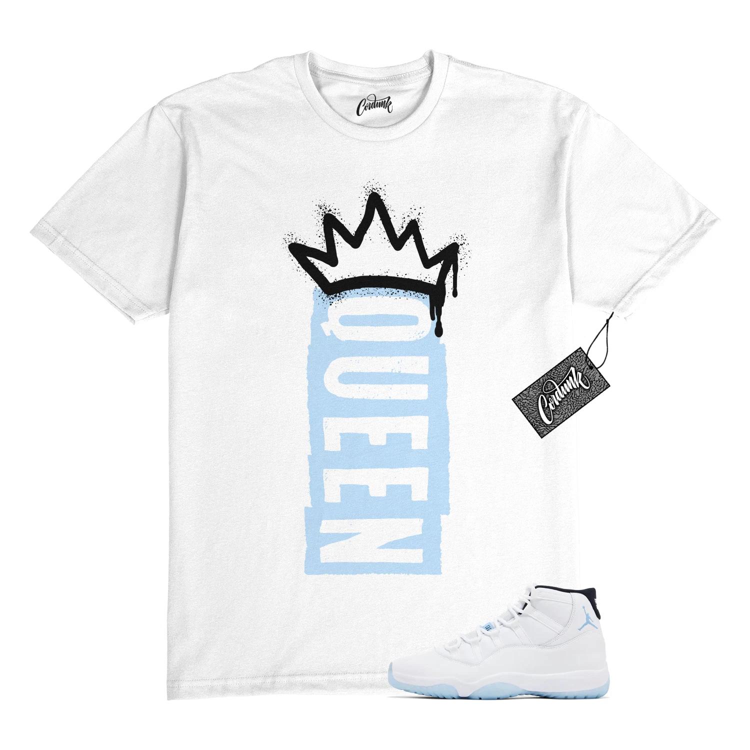 11 Legend Blue 2024 Black White T Shirt to Match Q1 XL