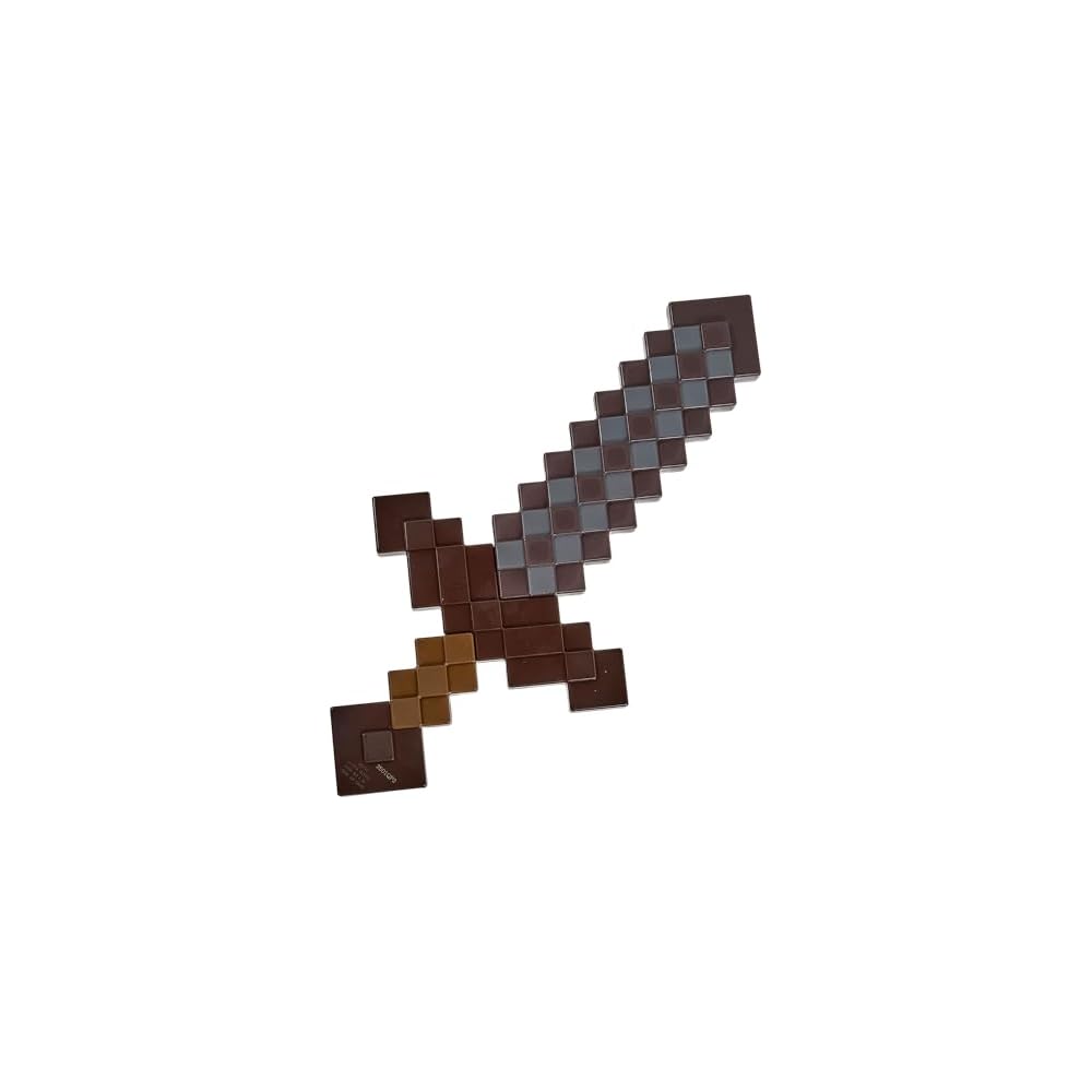 

Mattel Minecraft Role Play Netherite Sword Kids Costume Accessory Figure for Ages 6 and Up Brown