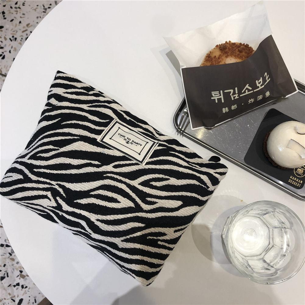 Große Damen-Kosmetiktasche mit Leopardenmuster, aus Segeltuch, wasserdicht, mit Reißverschluss, Make-up-Tasche, für Reisen, Waschen, Make-up, Organizer, Beauty-Case