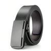 Fashion Waist Belt Men's Leather Business Automatic Buckle Belt
