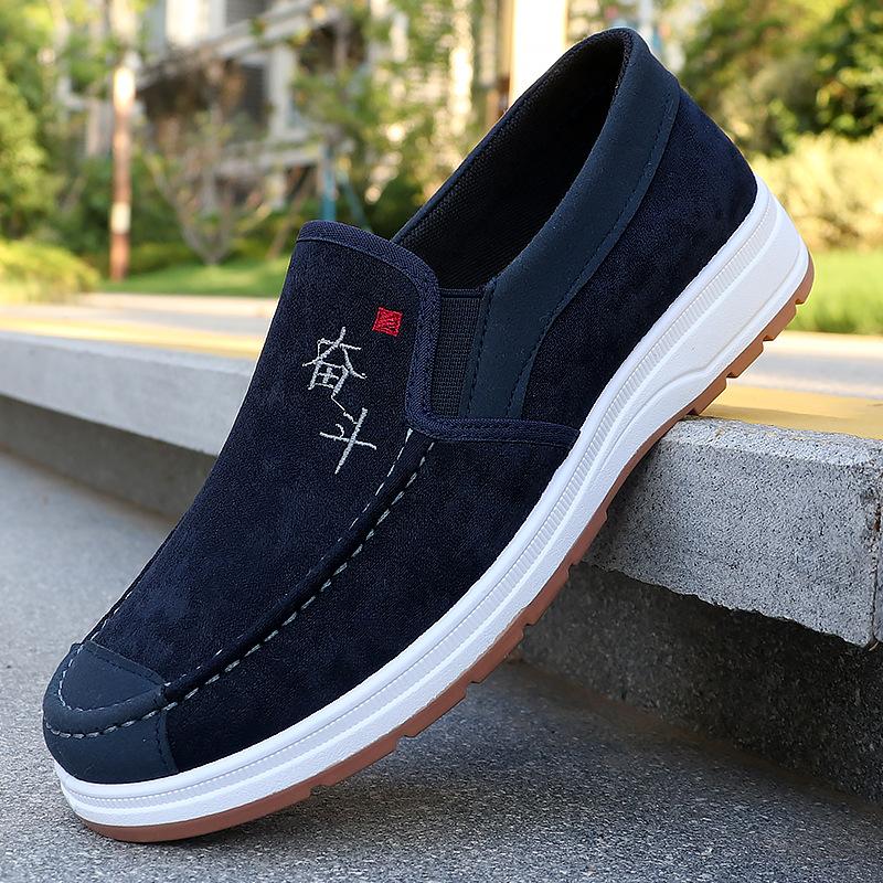 Canvas shoes casual cloth shoes Doudou shoes cloth shoes men's breathable stall shoes