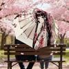 1PC cherry blossoms umbrella Umbrella-8-Rib Reinforced, Automatic Open, Lightweight & Durable, Cute Fashion Accessory for Outdoor, Beach, or Casual Us