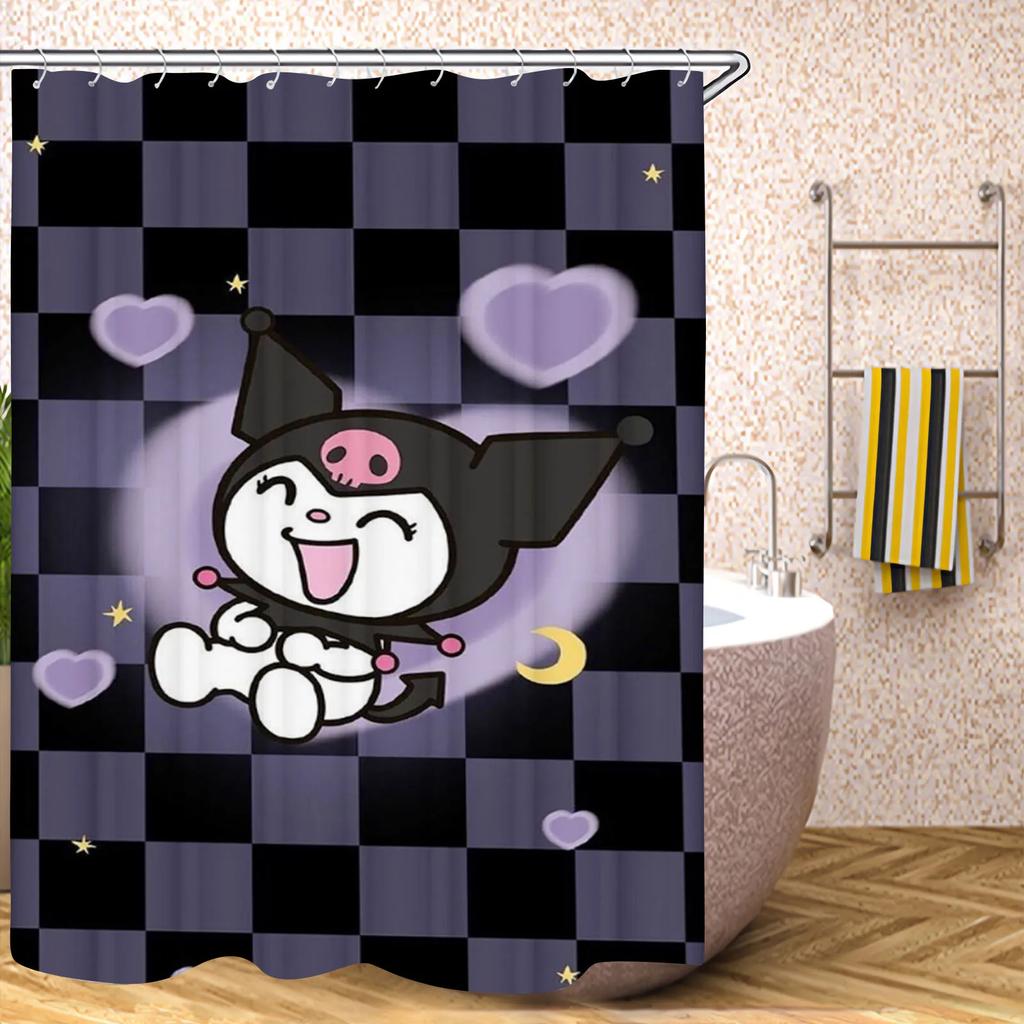 Accessori da Bagno Sanrio Set Tende Doccia Set Completo Tende di Lusso da Bagno Impermeabili