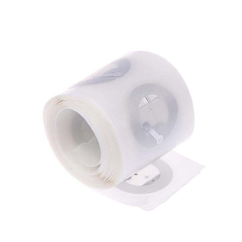 50/100 ks NFC štítků Čip NFC215 Nálepky RFID Elektronické nálepky pro kontrolu přístupu Chytrý klíč Přepisovatelné