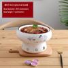 Ceramic Food Warmer with Candle Heater