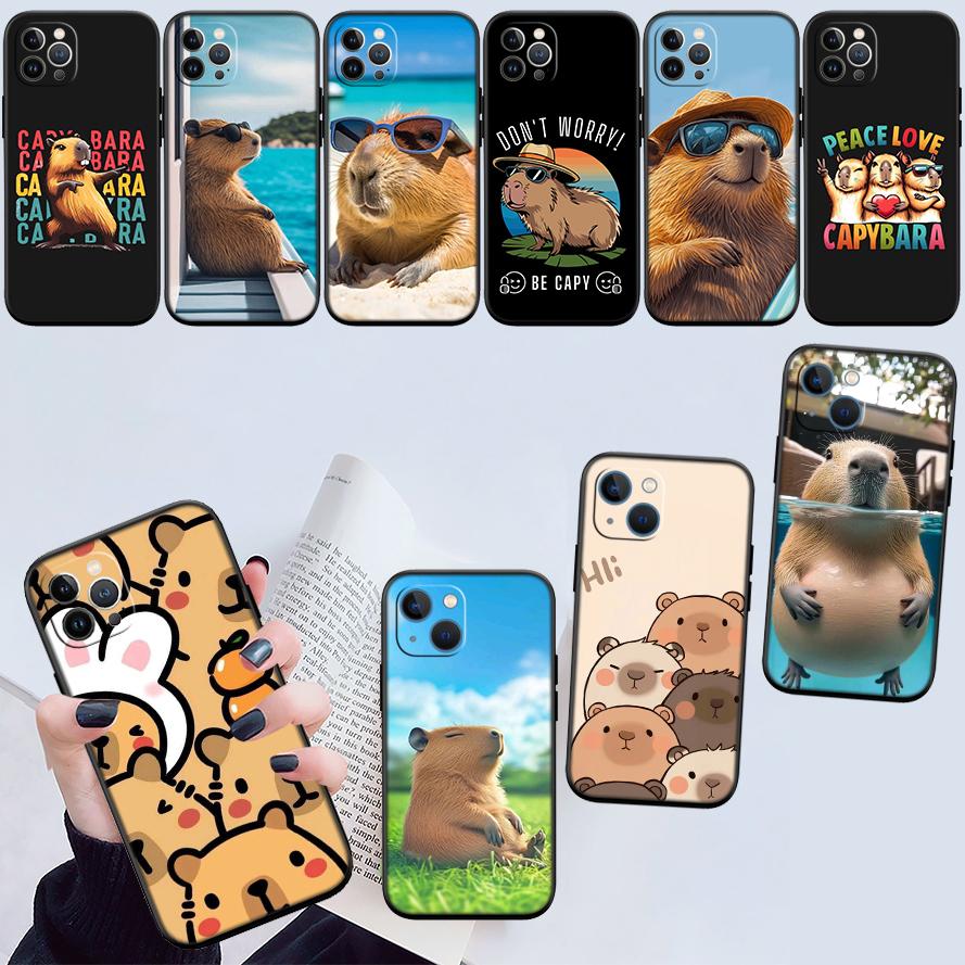 NH13 Cartoon Capybara New High-End Shell Phone Case for Xiaomi Poco F8 M4 M5 M6 M7 X3 X6 X7 Pro GT NFC Ultra