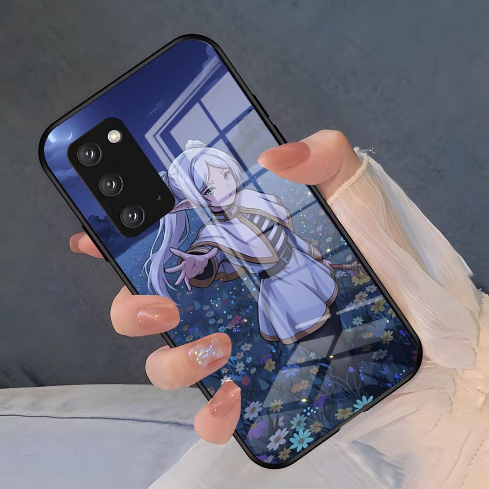Hot F-Frieren Anime Phone Case For Samsung A25 A13 A33 5G A54 A36 A35 A56 A52 A14 Shockproof Glass Cover