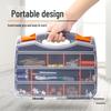 Portable Parts Storage Box - Thickened, Transparent Plastic, Screw Classification, Electrician Tool Box