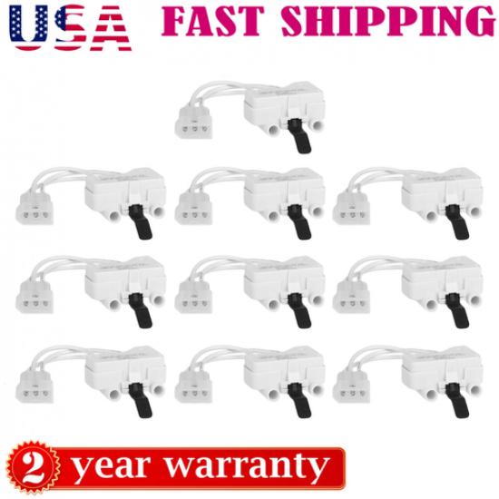 

10Pcs 3406107 Dryer Door Switch Kit for Whirlpool Kenmore Maytag 3405100 3405101