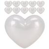 10pcs Heart Beads Imitation Pearls Beads Nail Art Decoration DIY Craft Ornament Accessory