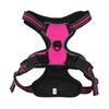 Dog Harness Reflective Adjustable Breathable Nylon Dog Training Harness Vest for Pet Supplies Rose