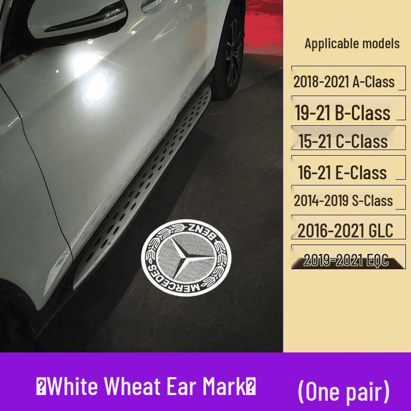 Mercedes-Benz Rearview Mirror Welcome Light for E-Class, A-Class, B-Class, C-Class, S-Class, GLC, EQC - Car Carpet Projection