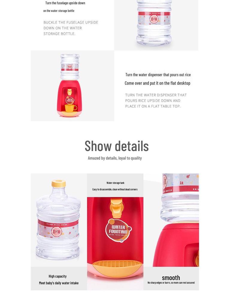 Kids' Fun Water Dispenser Toy - Encourages Drinking, Non-Electric, Ages 3-6