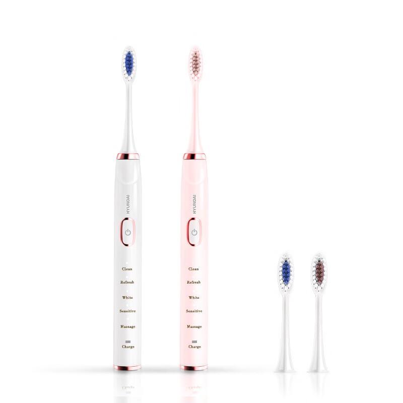 

Hyundai X700+ Sonic Electric Toothbrush Couple Set