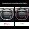 For Jetour Shanhai L6 T1 T2 Car Steering Wheel Cover Leather Ultra-thin Anti Slip Car Handle Covers Interior Decor Accessories