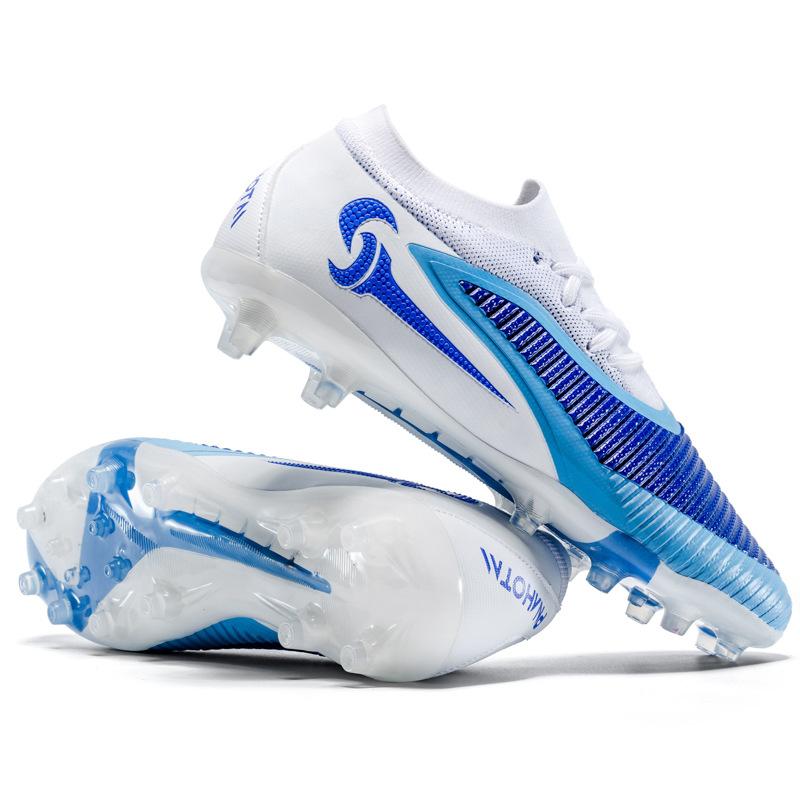 

Seamless Fly-Woven Breathable Football Shoes Ag Nails For Boys And Girls, Teenagers And Students, Anti-Skid Training Sports Shoes 35