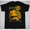 Vtg John 5 Face For Fan  Cotton Black All Size T Shirt