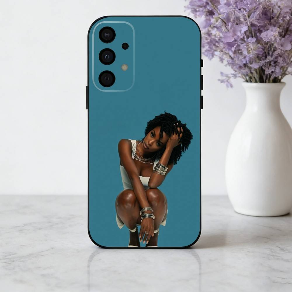 Singer L-Lauryn-N H-Hill-L Phone Case For Samsung Galaxy A73,A72,A71,A70,A53,A52,A51,Others Soft Black Cover