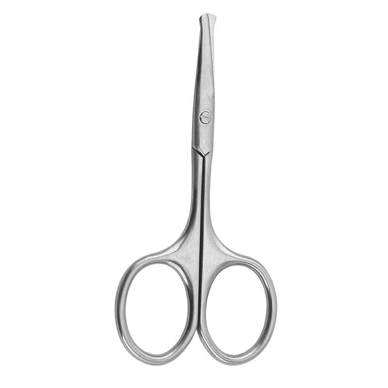 

Stainless Steel Multi-Purpose Scissors: Round Tip Eyebrow & Nose Hair, Small Makeup, Beard Trimming, Pointed Tip Beauty Scissors.