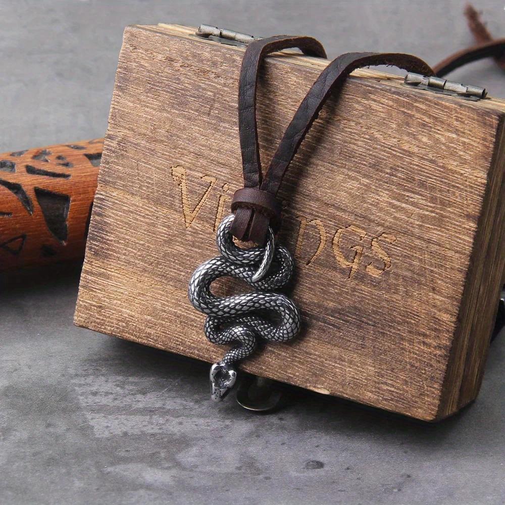 Viper School Snake Necklace for Women, Serpent Pendant, Amulet, Magic, Gothic, Pagan Jewelry