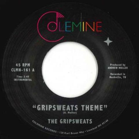 7inch Record GRIPSWEATS - Gripsweats Theme / Intermission CLMN161 Colemine Record 2018 US Soul/Funk