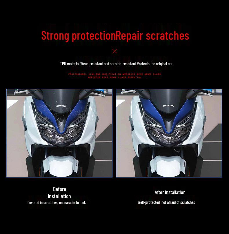 Transparante TPU Beschermfolie voor 22-23 Honda Gold Wing Motorfietshoezen