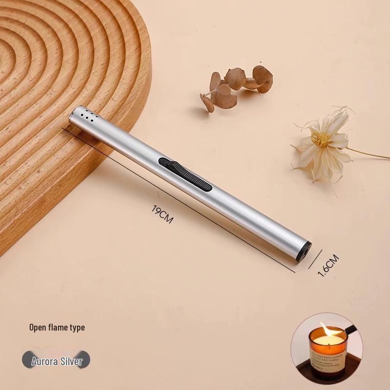 Aroma Candle Lighter: Rechargeable Electric Long-Handle Igniter for Incense & Fireworks.