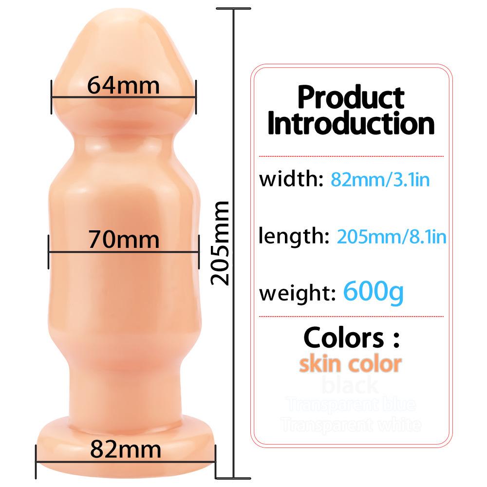 Extra-Large Anal Dilator: 9-Model Collection for Gay Fisting, Thickened PVC